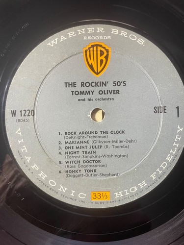 Tommy Oliver And His Orchestra - The Rockin' 50s LP Vinyl 1958 Rock & Jazz VG - Picture 3 of 6