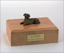 Red Dachshund Pet Funeral Cremation Urn Avail in 3 Different Colors  4 Sizes