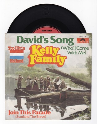 KELLY FAMILY David's Song / Join This Parade 7'' VINYL Polydor 2042 176 GERMANY