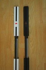 Twin Naruto Sasuke Grass Cutter White&Black Ninja Sword Carbon Steel Blade AU