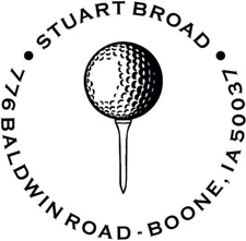 Custom Sports Embosser - Personalize with Initials & Text - Hand-Held Embossing