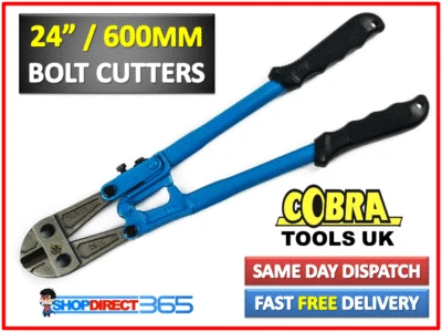 COBRA TOOLS HEAVY DUTY 24" 600mm CARBON STEEL BOLT CUTTERS WIRE CABLE CUTTER CROPPER NEW 259