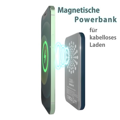 Powerbank bis 5000mAh Magsafe 15W fast charge wireless  iPhone Pro/ Pro Max ab11