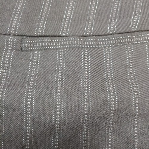 Lane Bryant Wide Leg Allie Trouser Pants Woman Plus 28W 5X Black Pinstriped Nwt - Picture 7 of 9
