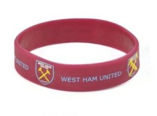 West Ham United FC Silicone Wristband New Official Licensed Football