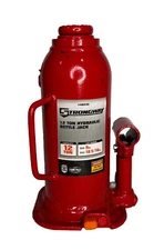 STRONGWAY 12-TON HYDRAULIC BOTTLE JACK WITH WELDED BASE ***Missing Handle***