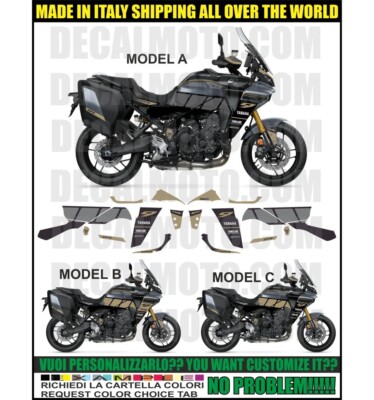 Aufkleber Tracer 9 GT+ Factory Racing Power Grau Easy Kit Kompatibel
