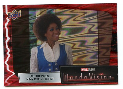 2022 Marvel WandaVision RED Spell Parallel Card 25