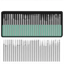 Diamond Grinding Carving Cutting Burr Bit Set For Dremel Rotary Tool stone glass