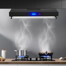 30" Under Cabinet Range Hood 900 CFM, Dual Motor Stainless Steel Kitchen Vent