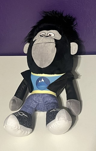 Sing 2 Johnny Plush Toy Gorilla Leather Jacket Tomy 2022 Universal Studios 18” - Picture 4 of 4