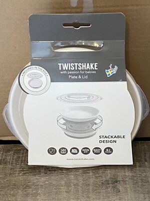 Twistshake Plate & Lid 6+ Months New