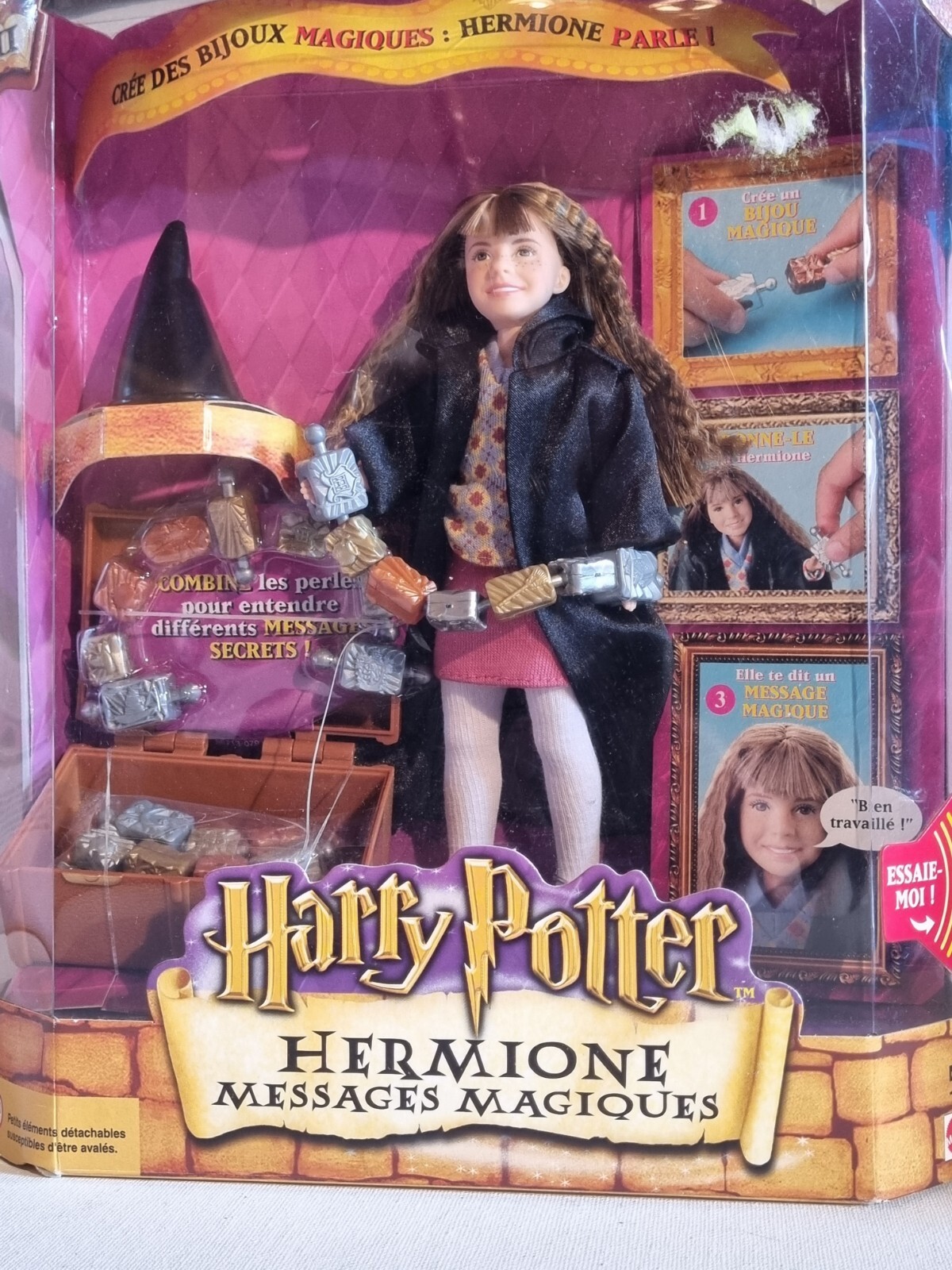 Barbie Mattel Hermione Messages Magiques édition vintage 2002 neuve sous scellé