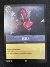 Disney Lorcana Chapter 1 - Break Action Card #196 FOIL