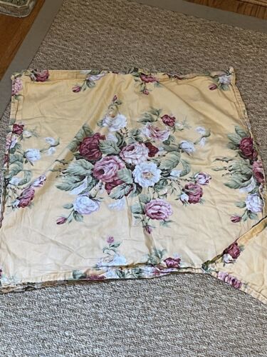 Pair Ralph Lauren Kathleen Euro Pillow Shams Cotton Sateen - Picture 2 of 9