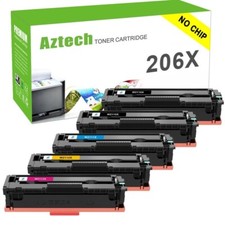Toner Compatible With HP 206A 206X No Chip LaserJet Pro MFP M283fdw M282 Lot