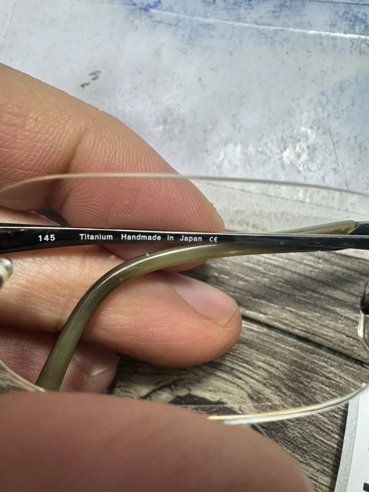 Óculos Toki TK 8168 titânio 900 prata brilhante e fosca Japão - Imagem 3 de 4