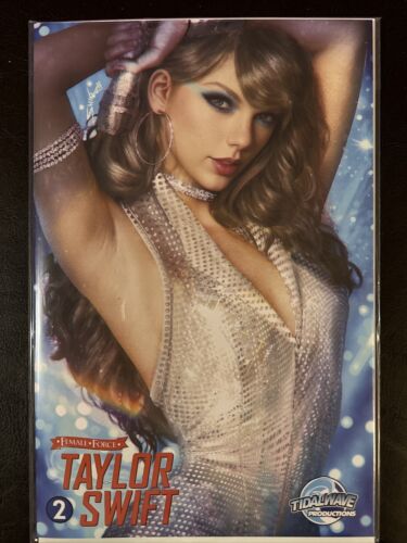 Weibliche Stärke: Taylor Swift #2 Shikarii C2E2 2024 Trade Variante Cover - Bild 1 von 1