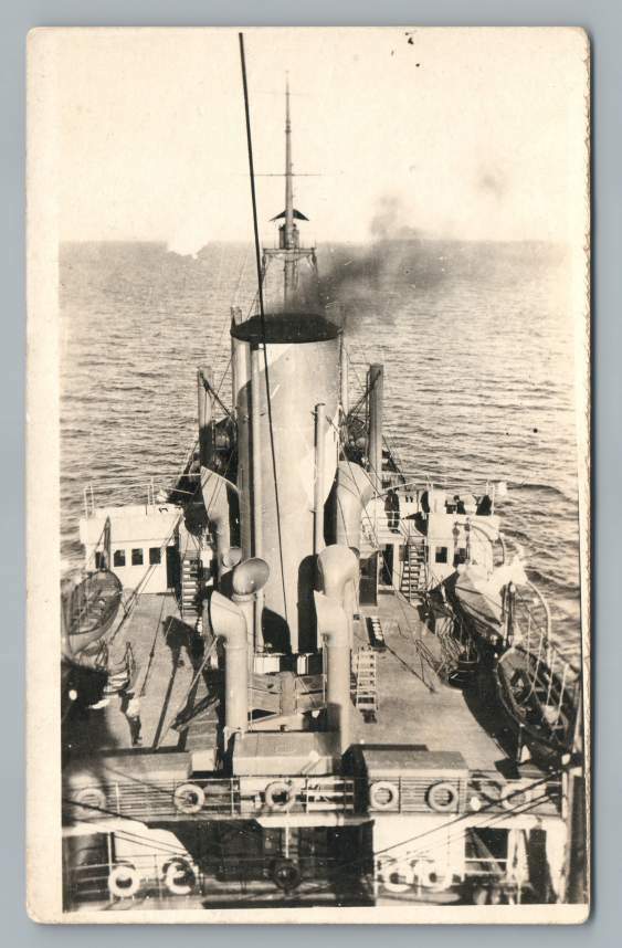 1915年製 STEAMBOAT WAVE BACK Boyett: Steamboat burned to the waterline near Spottsville