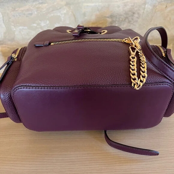 MICHAEL KORS CARGO JET SET MEDIUM BACKPACK GOLD CHAIN  display picture 1