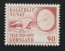 Greenland    1975    Sc # 100   Telecom.    MNH    OG