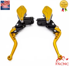 7/8" 22mm Handlebar Brake Clutch Lever Hydraulic Master Cylinder Pump Universal