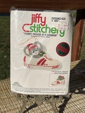    Vintage Jiffy Stitchery  Merry Mouse In A Sneaker  Ornament Kit NIP 