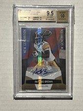 ANTONIO BROWN 2010 Certified Mirror Gold RC Auto 10/25 BGS 9.5 10 HOF