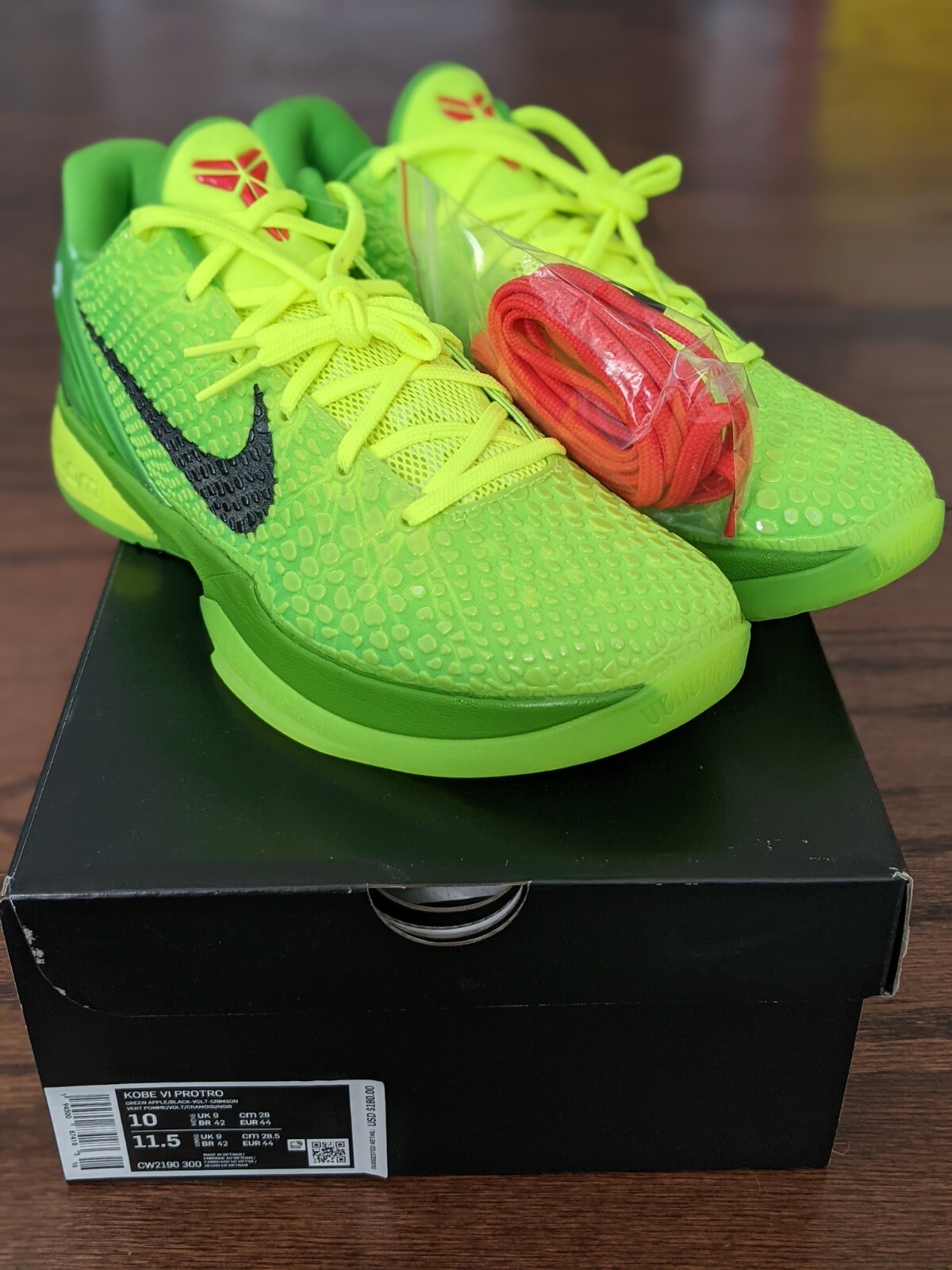 nike mamba green
