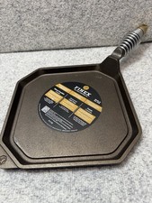 Finex Cast Iron Grillet W Cool Spring Handle 10 In New Finex Cast Iron Grillet W Cool Spring Handle 10 In New