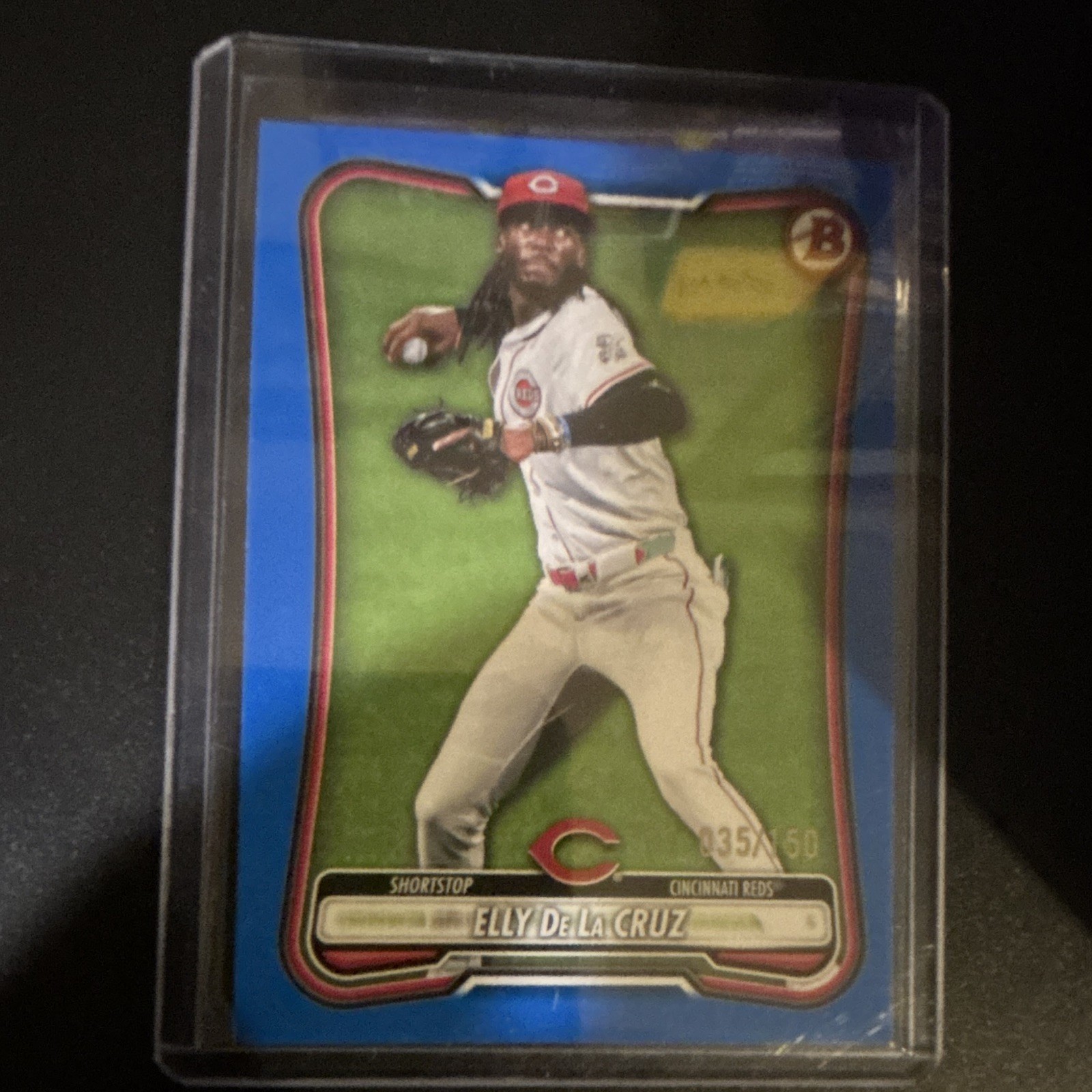 Topps Bowman 2026 Elly De La Cruz #44 Blue Parallel /150 Cincinnati Reds