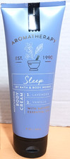 Aromatherapy - Bath  Body Works - Sleep - Lavender  Vanilla - Body Cream - 8oz