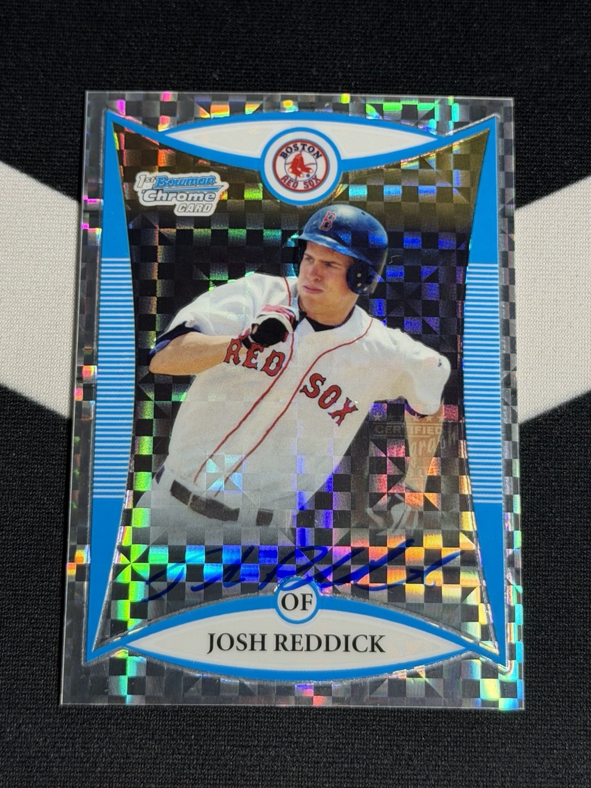 2008 BOWMAN CHROME DRAFT PROSPECTS #BDPP125 JOSH REDDICK AUTO XFRACTOR /225