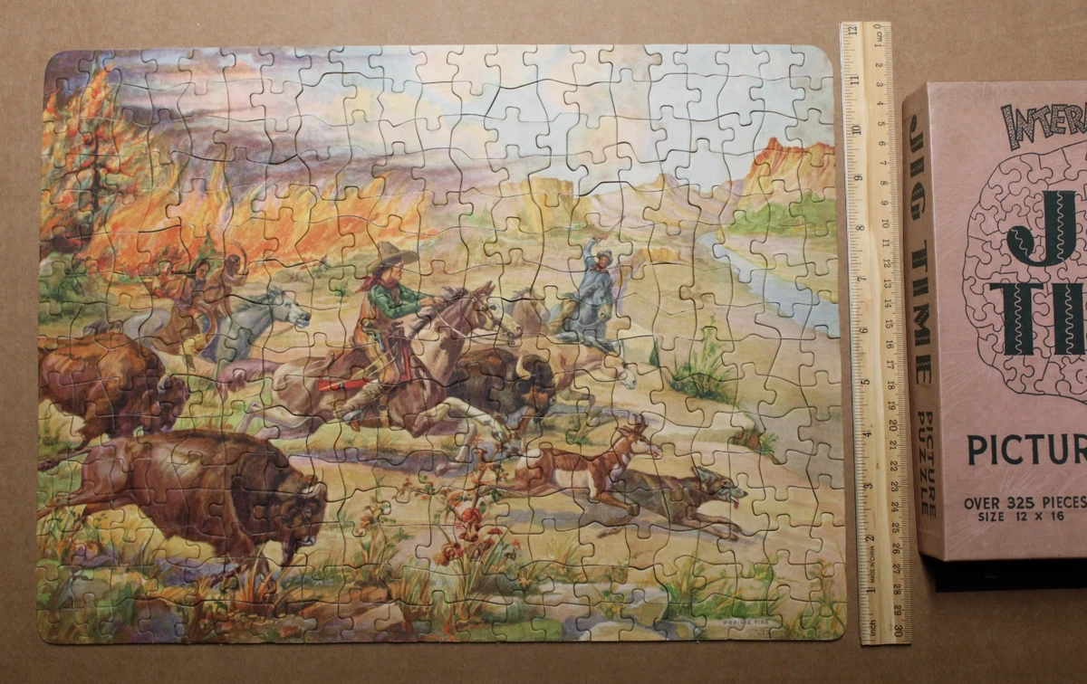 Collectors & Hobbyists Cardboard 1933 Year Vintage Puzzles for