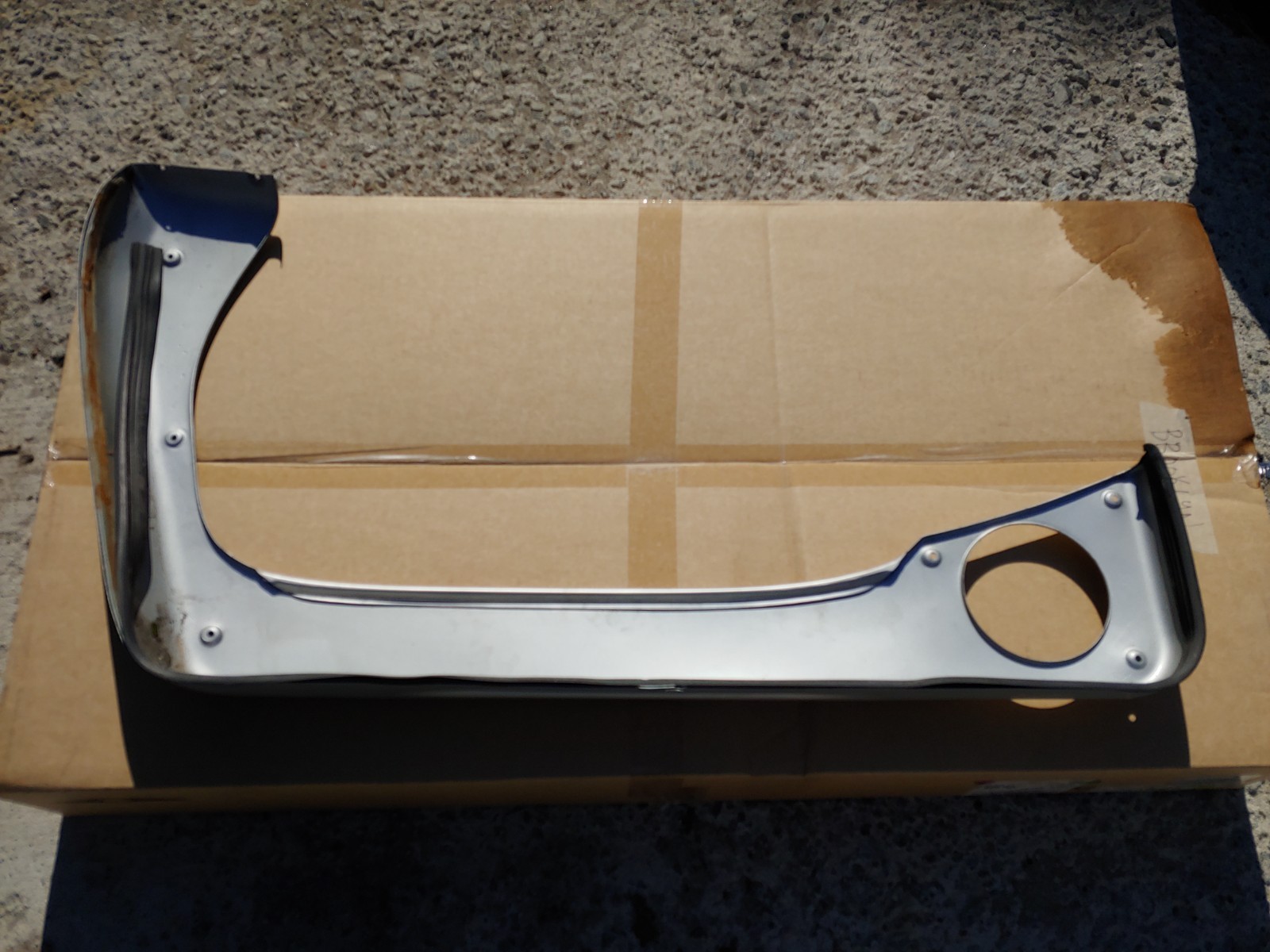 Ferrari 360 Modena OEM RH Door Panel Pocket Trim Cover Metallic Silver