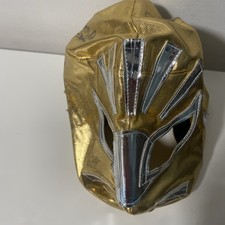 mistico mask with every signature of luchador and men can wear it.