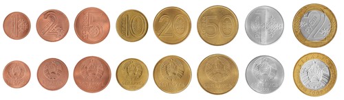 Belarus 1 - 50 Kopecks - 2 Rubles, 8 Pieces Set, 2009, KM #561-568, Mint
