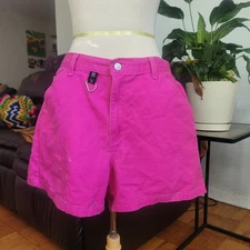 Gitano Jeans Hot Pink Denim Summer Shorts 14 80s Vintage Grunge