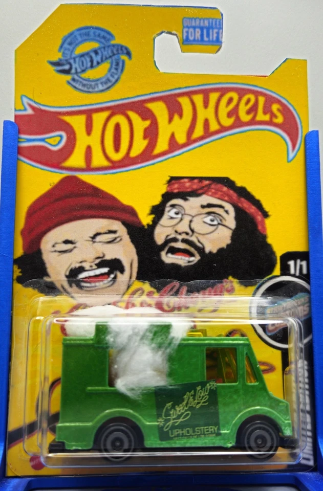 Hot Wheels QuickBite **Custom Cheech And Chong W Spectraflame And Real Riders*** - Image 2 of 3