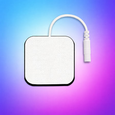 TENS Unit Replacement Pads 2x2 In 8 Pack 2mm Pin Connector