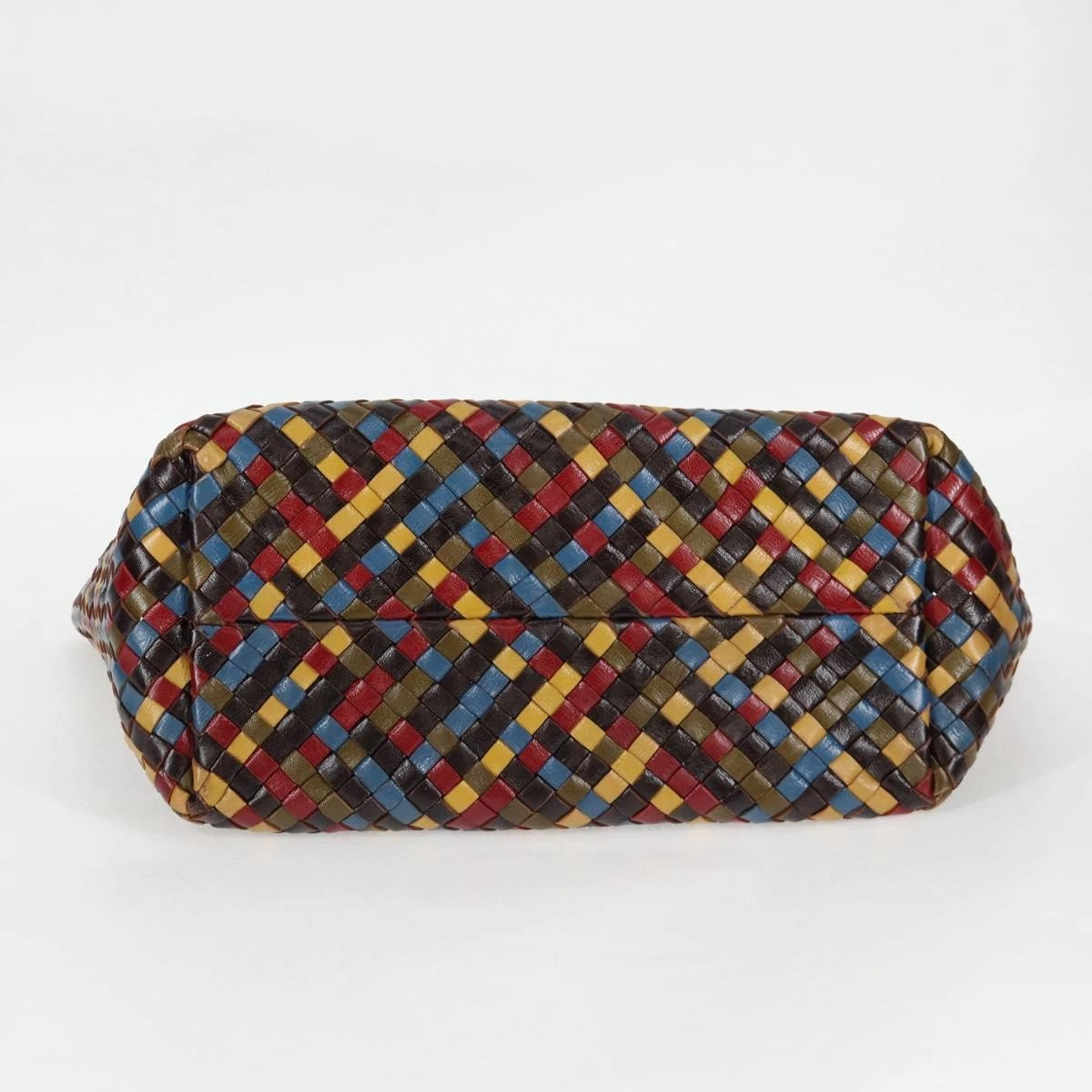 BOTTEGA VENETA INTRECCIATO Borsa Tote Bag Pelle Marrone Autentica 126566V