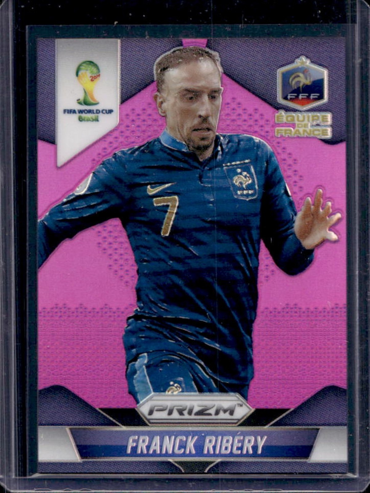2014 Prizm World Cup Franck Ribery Prizm Purple #75/99 France