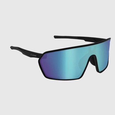 CEBE TERRA CBS09830 Herren/Damen Sonnenbrille MATTSCHWARZ/BLAU VERSPIEGELT KAT.3