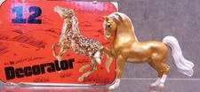 Breyer * Glossy Gold Charm Decorator * 75th Advent Calendar Mini Whinnies Horse