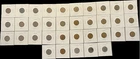 Vintage Lincoln Wheat Penny Collection 1909-1943 —  35 wheats including VDB.