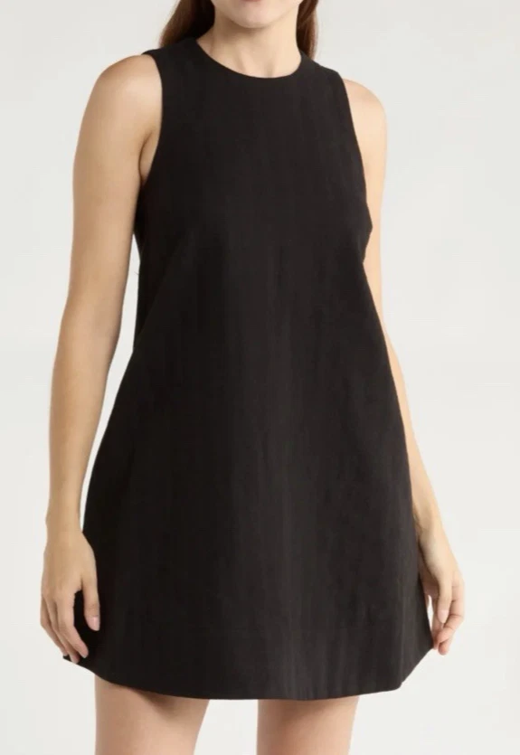 knee length dresses for ladies Sleeveless Midi Trapeze Dress main image 0
