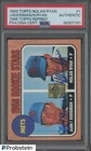 NOLAN RYAN & JERRY KOOSMAN Signed Auto 1999 Topps NRR 1968 Rookie Card #1 PSA