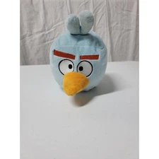 Rovio Angry Birds 2012 Space Plush Ice Cube Blue Square Toy Stuffed Animal 5"  