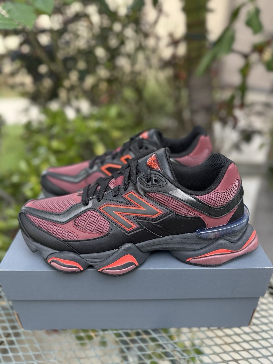 New Balance 9060 Shoes Black Red U9060BLA Men\'s Size 9 New Balance 9060 Black Red U9060BLA Men main image 2