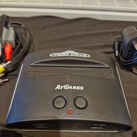 At Games Sega Mega Drive Classic Console Built In Games Leads & Controllers VGC